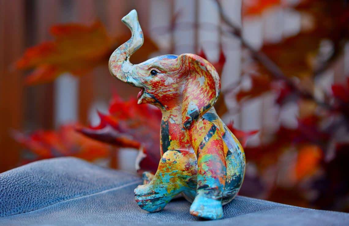 Quirky But Elegant Pachyderm Statue