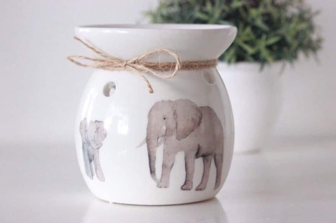 New-Age Pachyderm Candle Holders