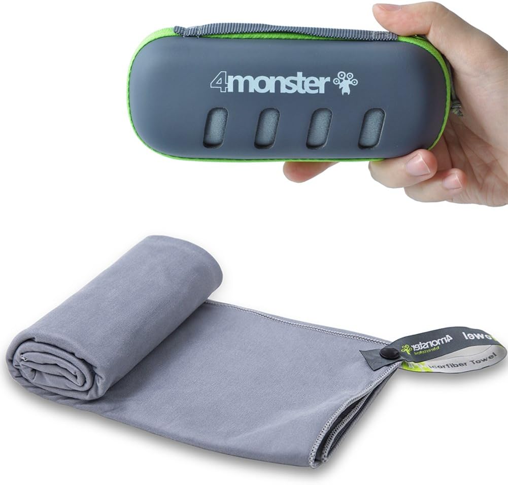 Lightweight and Easy-to-Pack Microfiber Towels 