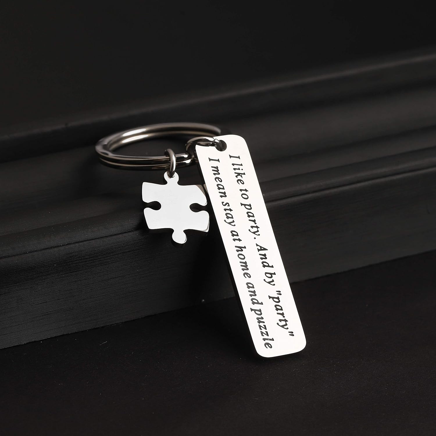Key Ring Charm for Puzzle Geeks