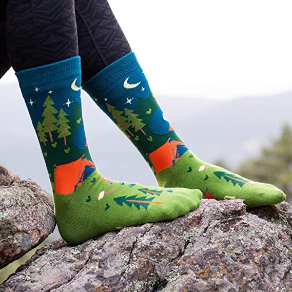 Starry Night Camping Socks