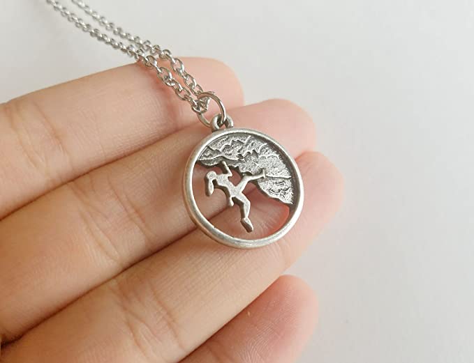 A Woman Climber’s Necklace Charm