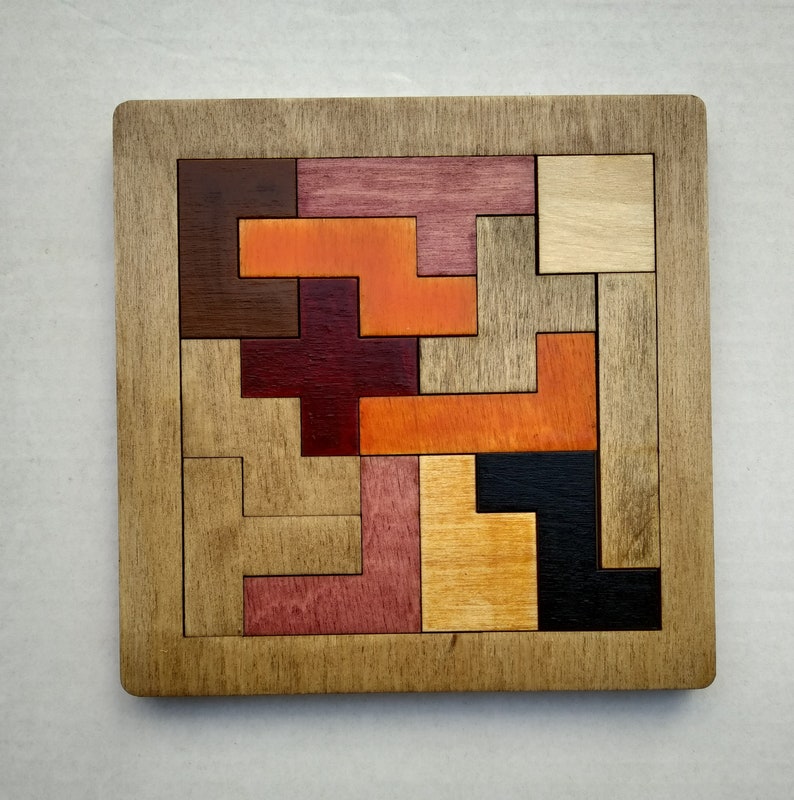 Wooden Geometric Puzzle for Beginners