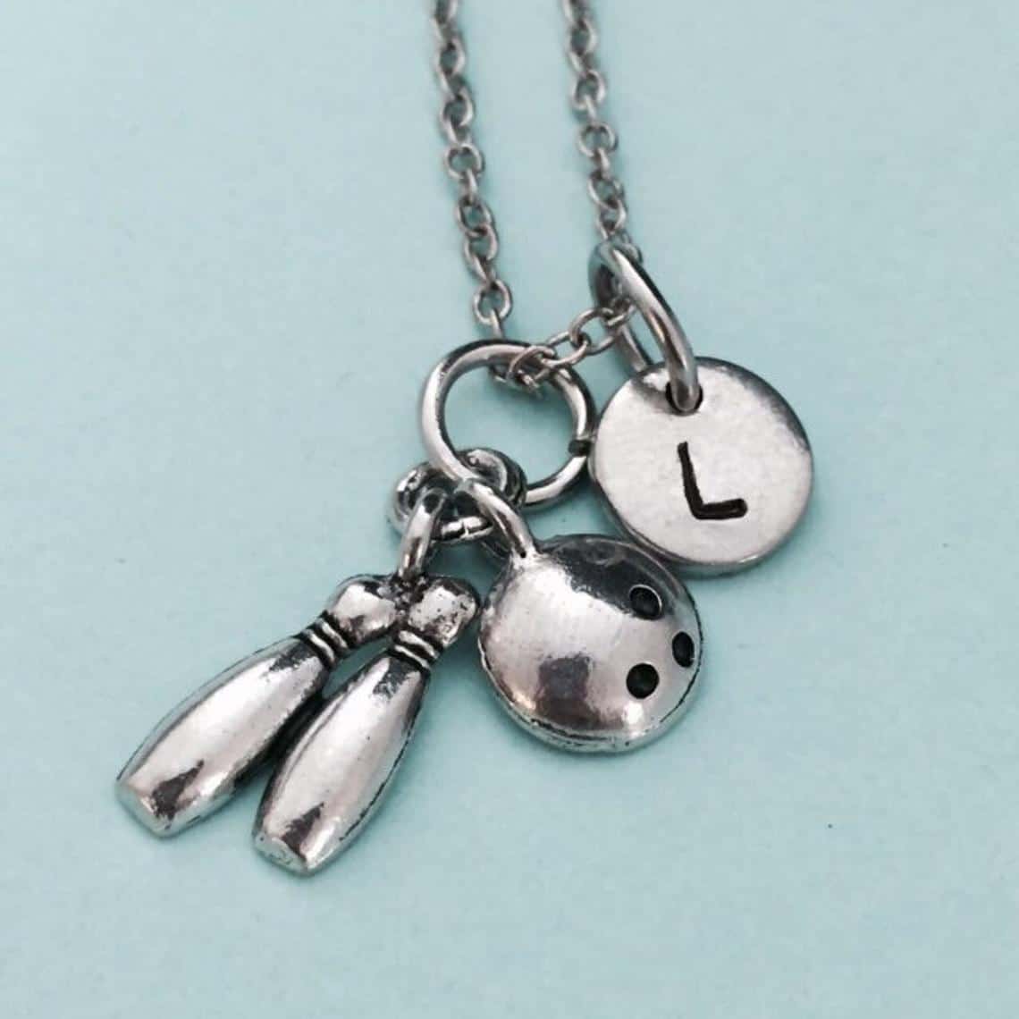 A Charming Bowling Necklace