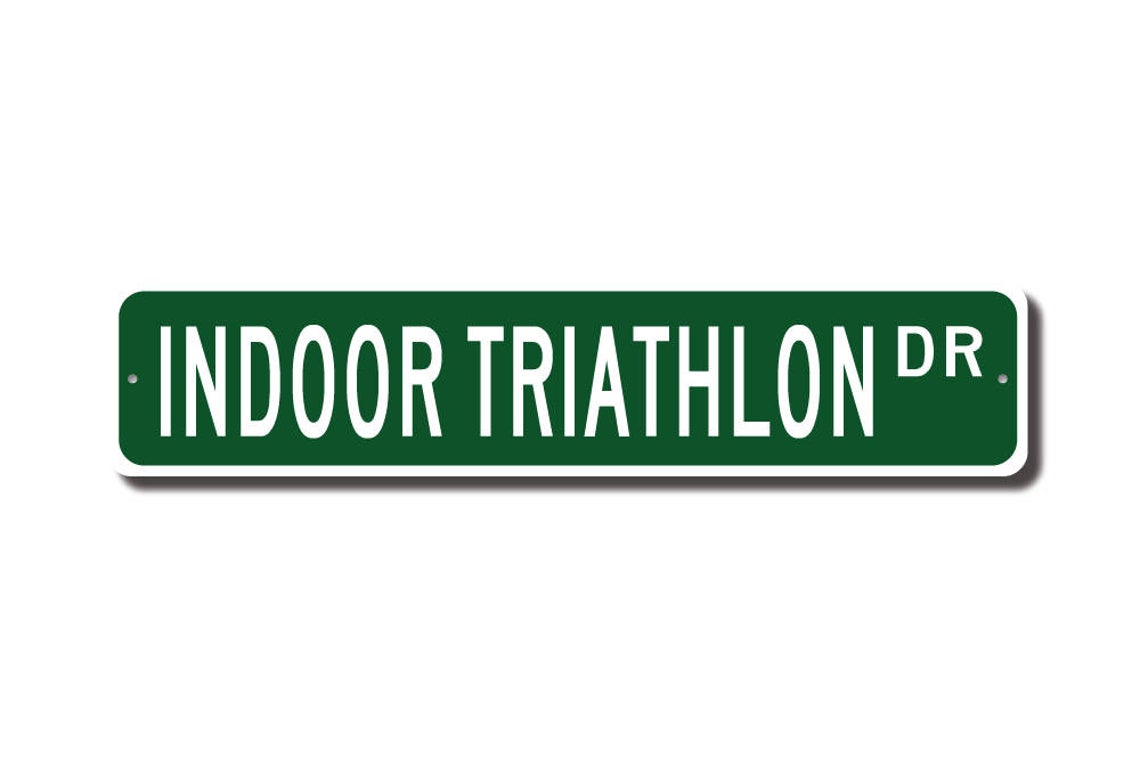Triathlon Novelty Sign