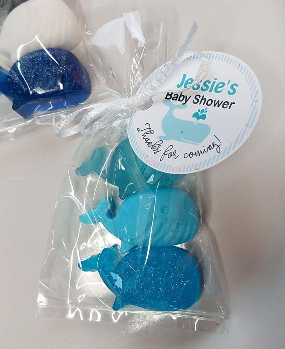 Whale Soaps for Baby Showers