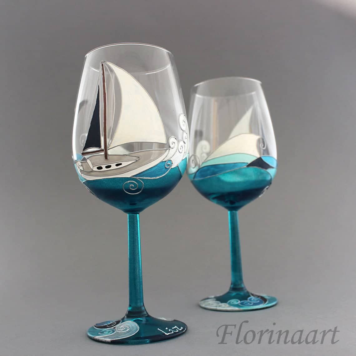 Sailboat Wine Glasses