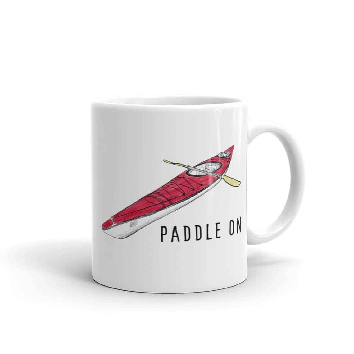 Paddle On Ceramic Coffee Mug