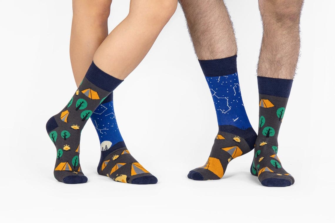 Colorful Mismatched Socks