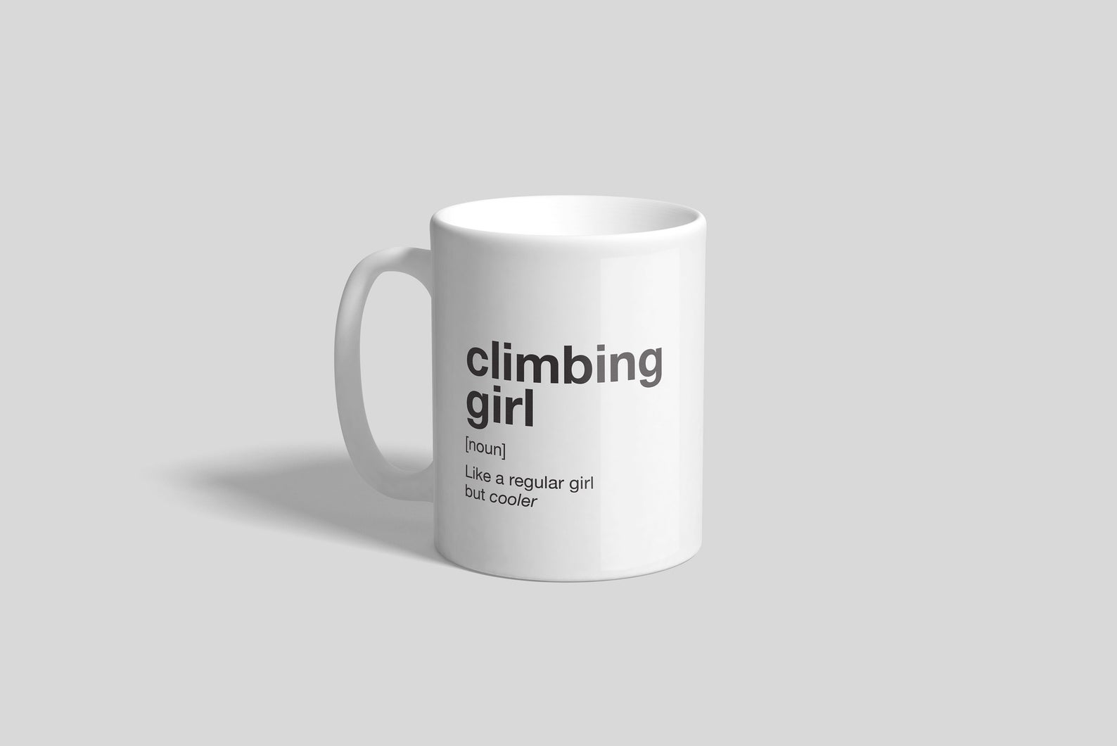Chic Climbing Mug for a Cool Girl