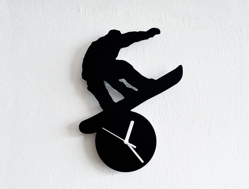 Snowboarder’s Wall Clock