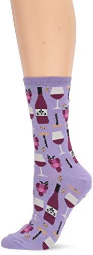 Food and Wine Socks for Women