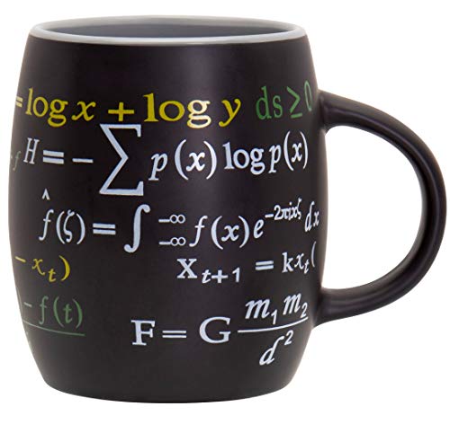 Sleek and Stylish Black Math Mug