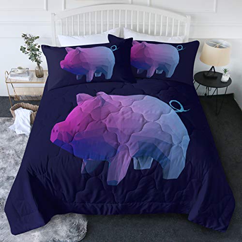 Cute and Colorful Pig Bedding Set 