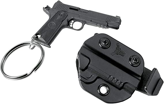 Gun Keychain with Belt Clip