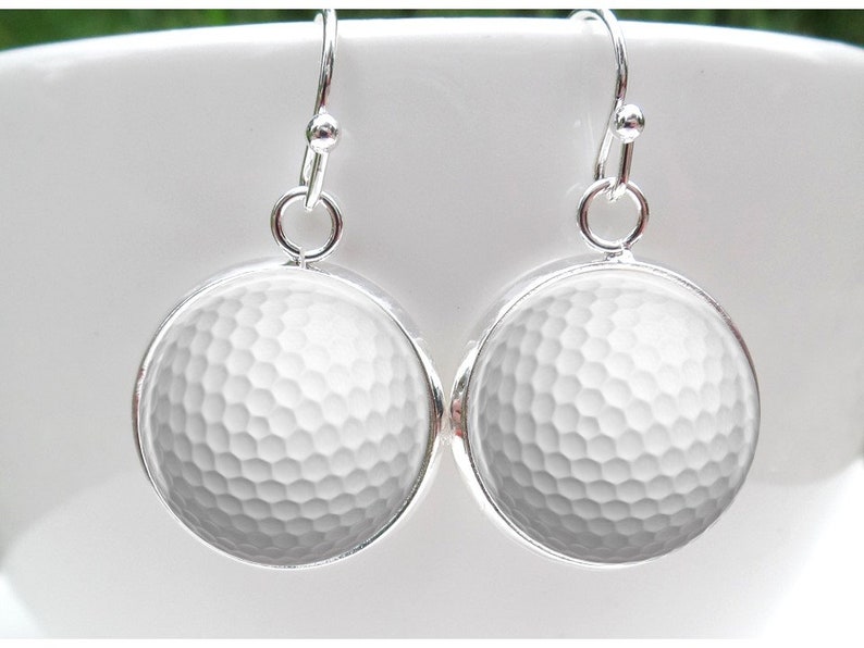 Personalized Golf Ball Earrings