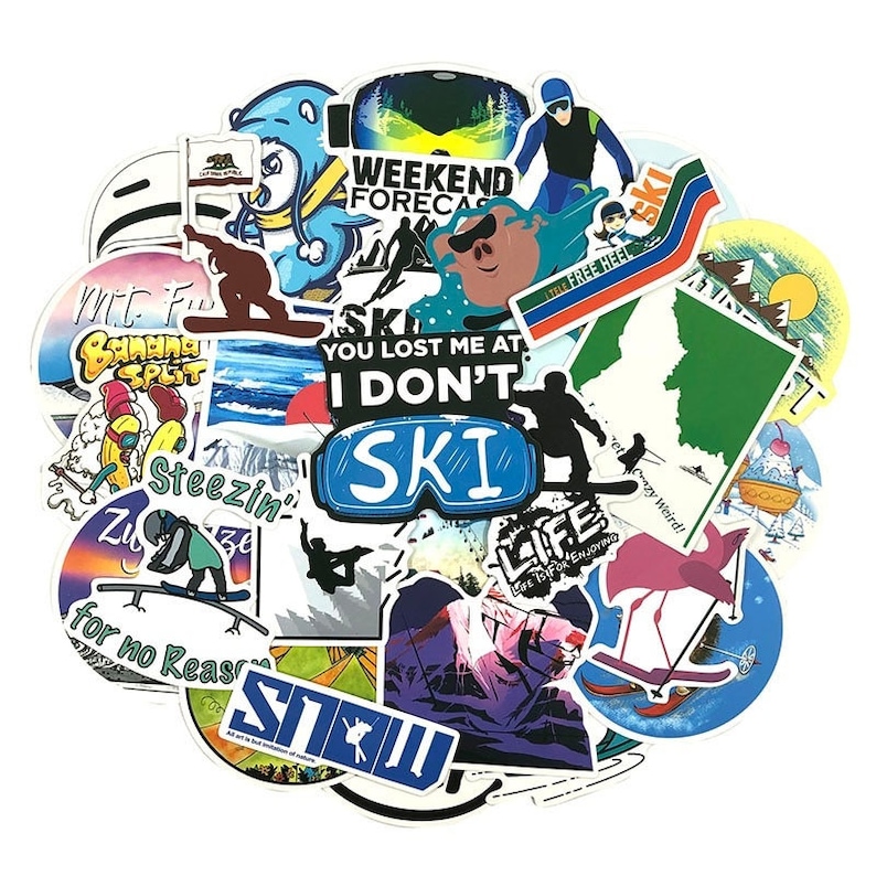 Sticker Pack for Snowboarders