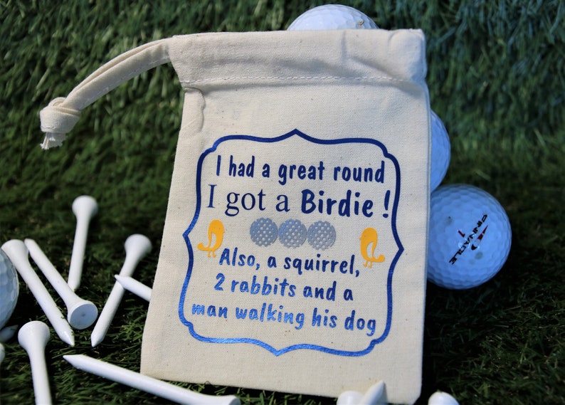 Golfer’s Funny Tee Bag