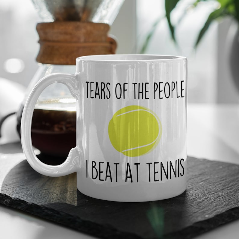 Statement Mug for the Proud Tennis Player 