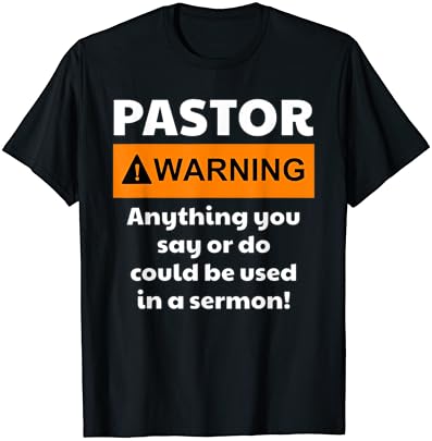 Irreverently Funny Pastor-Inspired Statement Shirt