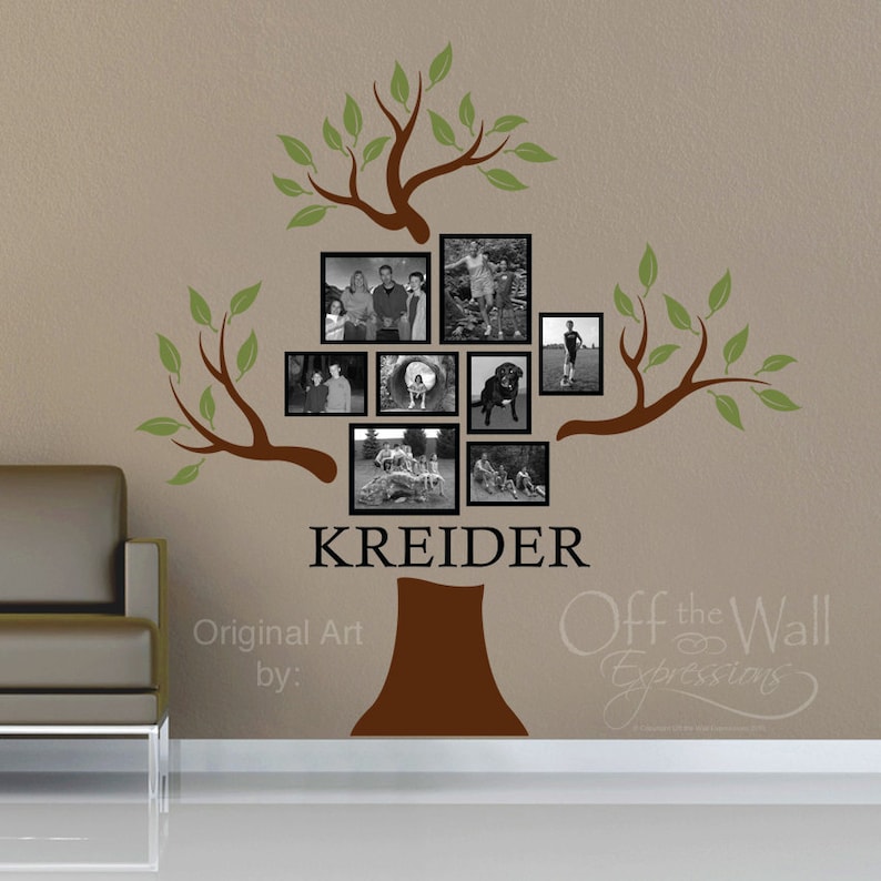 Personalized Family Tree Wall Decal