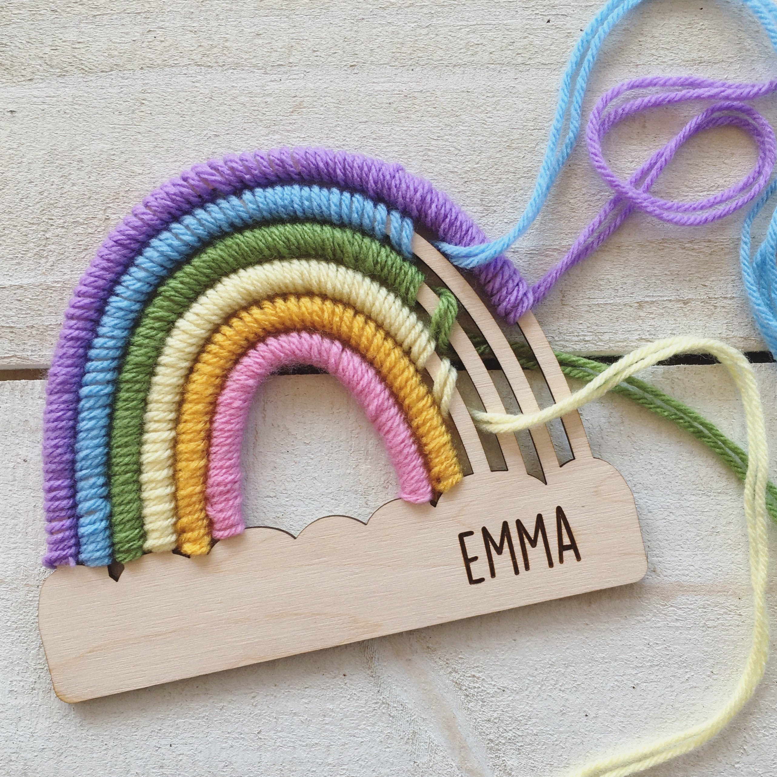 Complete Rainbow Yarn Art Kit