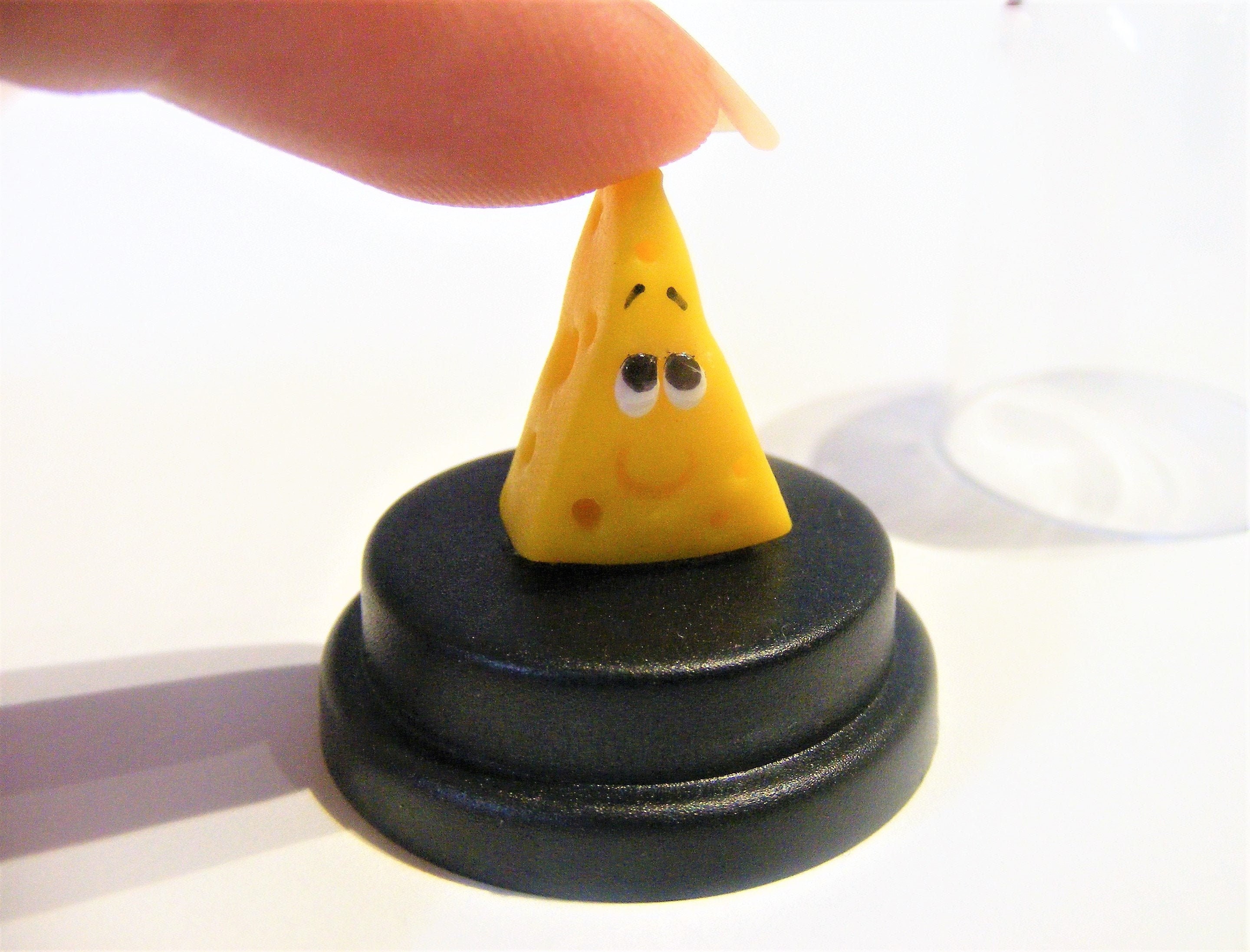 Tiny Smiling Cheese Slice Friend