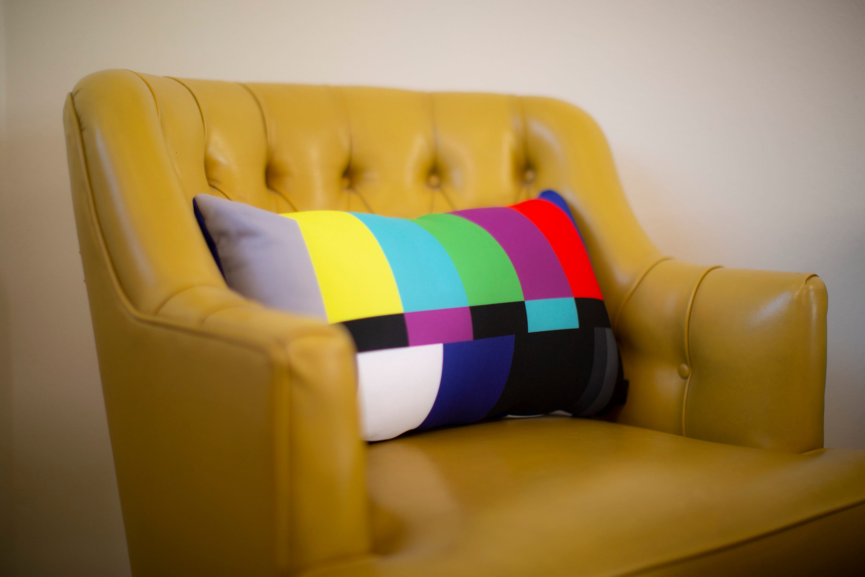 SMPTE Color Bar Pillow