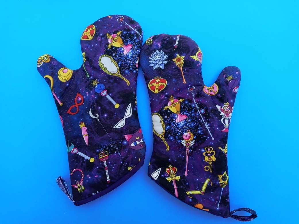 Sailor Scouts Space Oven Mitts