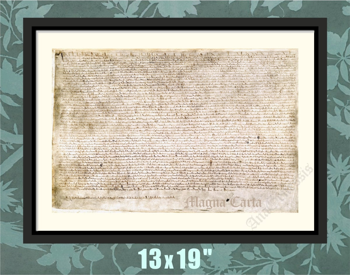 Magna Carta Historical Print Art