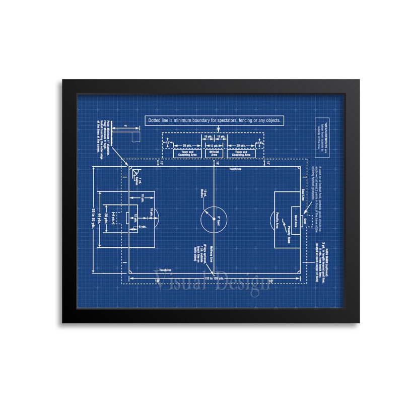 Novel Soccer Print for the Perfect Mancave