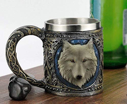 Exotic Tribal Wolf Mug