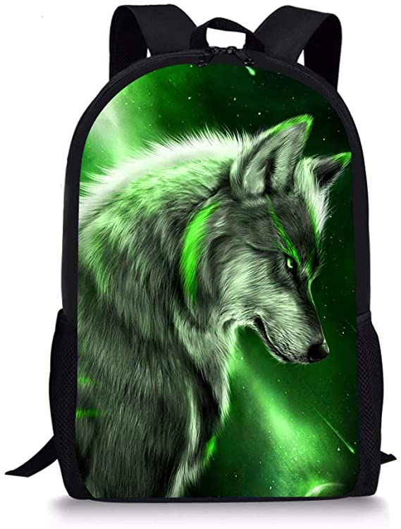 Fierce and Lightweight Wolf School Bag