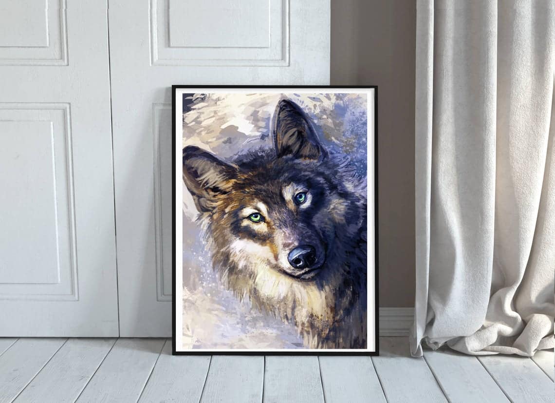 Absolutely Beautiful Wolf Artwork