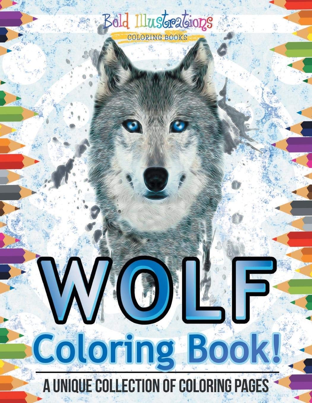 Creative Wolf Coloring Book