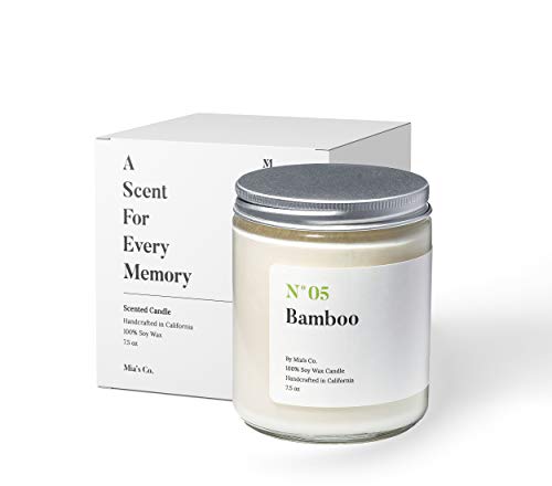 Bamboo Scented Soy Wax Candle