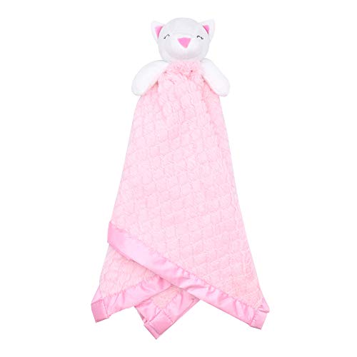 Lovely Pink Cat Security Blanket