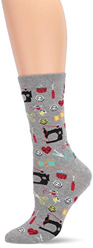 Sewers’ Patterned Crew Socks