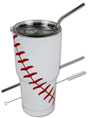 Durable Stainless Steel Travel Mug for Baseball Enthusiasts  