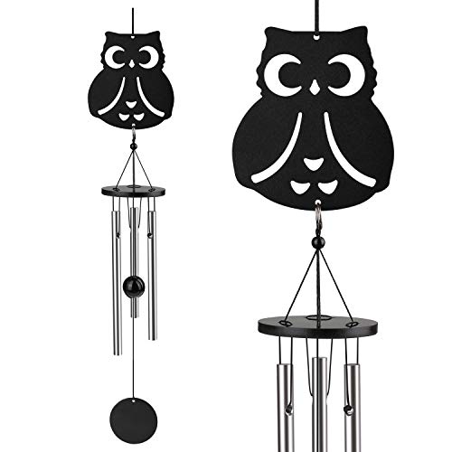 Stylish, Calming, Musical Owl-Themed Wind Chimes