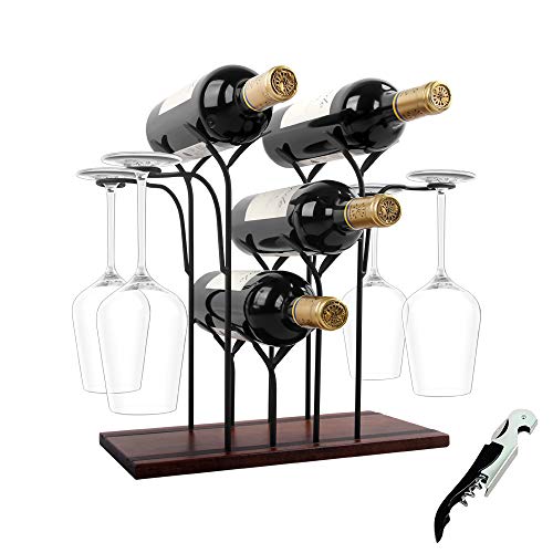 Wine and Glass Holder for the Countertop