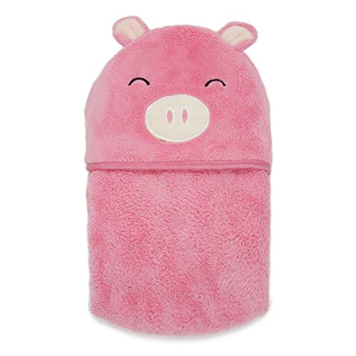 Pink Pig Baby Hooded Towel
