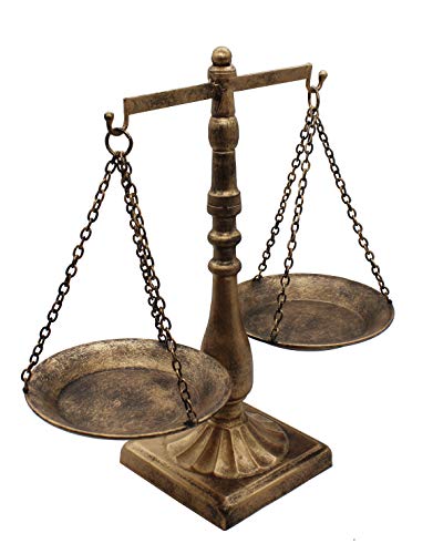 Antique Scales of Justice Holder 