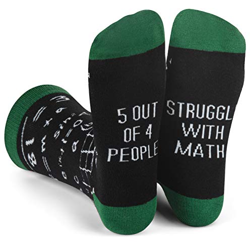 Cute Unisex Socks for Self-Confessed Math Nerds
