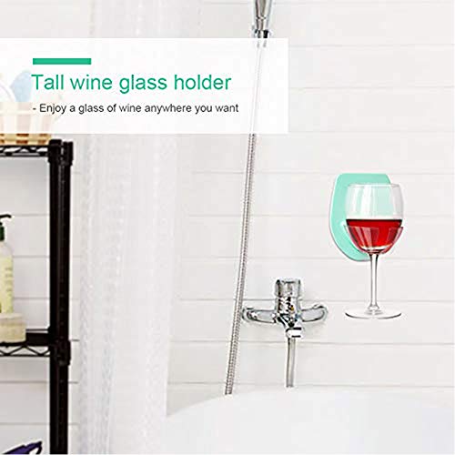 Wine Glass Suction Cup for Relaxing Baths 