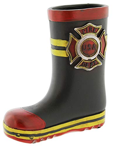 Tabletop Multifunction Firefighter Boot Figurine 