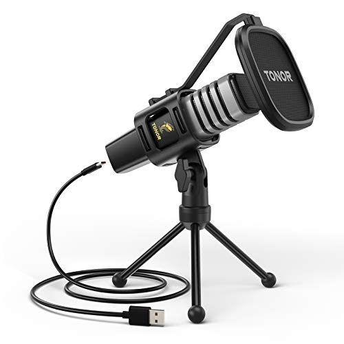 USB-Powered Condenser Microphone with Tripod 
