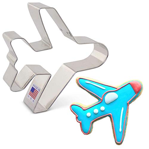 Functional Airplane Cookie Cutter for Kids