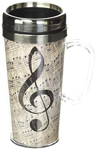 Musically Themed Insulated Travel Mug