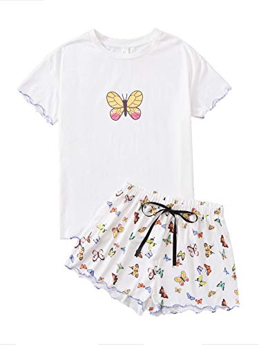 Cute Butterfly Tee and Shorts Set